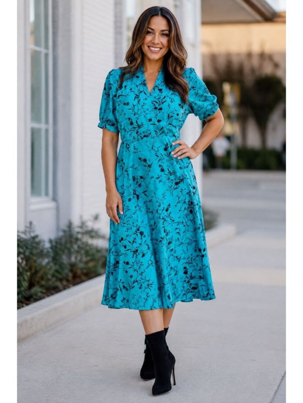 Timeless London Rossel Floral Maxi Dress A-Line Midi Lightweight NWT Size 14
